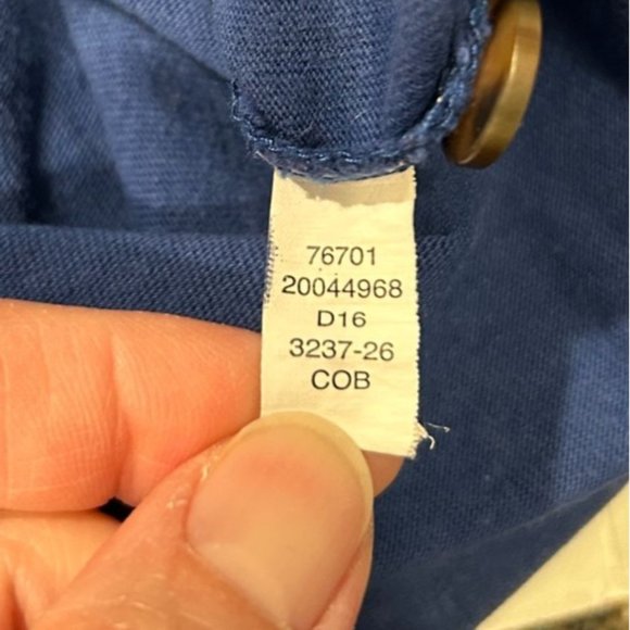 Duluth Trading Co Mens Longtail T Size XL Blue Polo - Picture 7 of 7